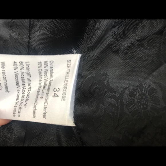 Designer Wool coat with high collar - Picture 8 of 16